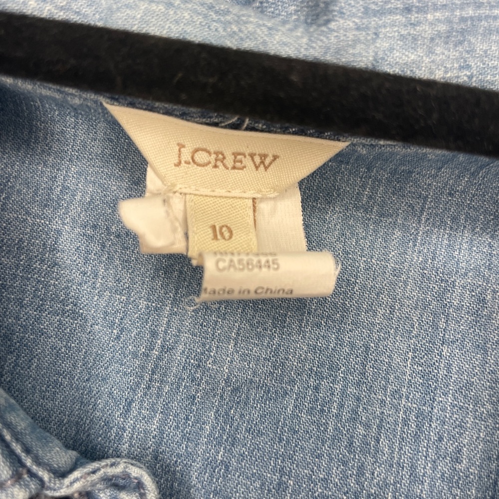 J. Crew Light Blue Denim Shirt - Picture 6 of 8
